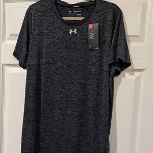 Under Armour Men’s Black Heather Performance Short Sleeve Tee